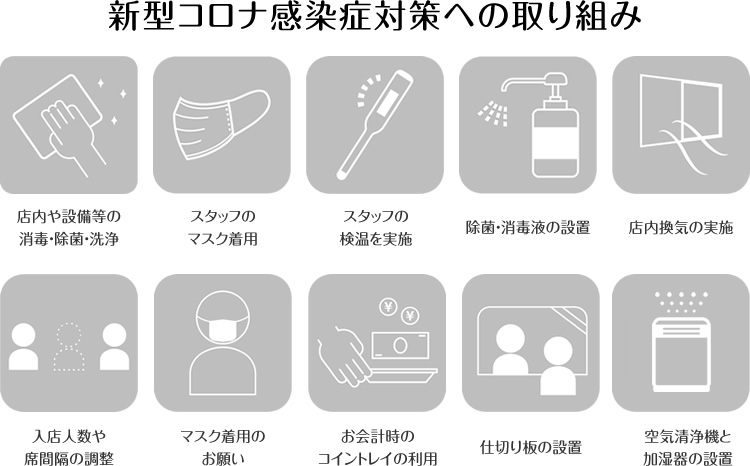 新型コロナ感染症対策への取り組み